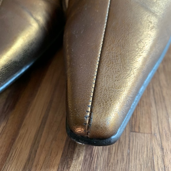 Donald J. Pliner Metallic Ankle Boots - Picture 16 of 16